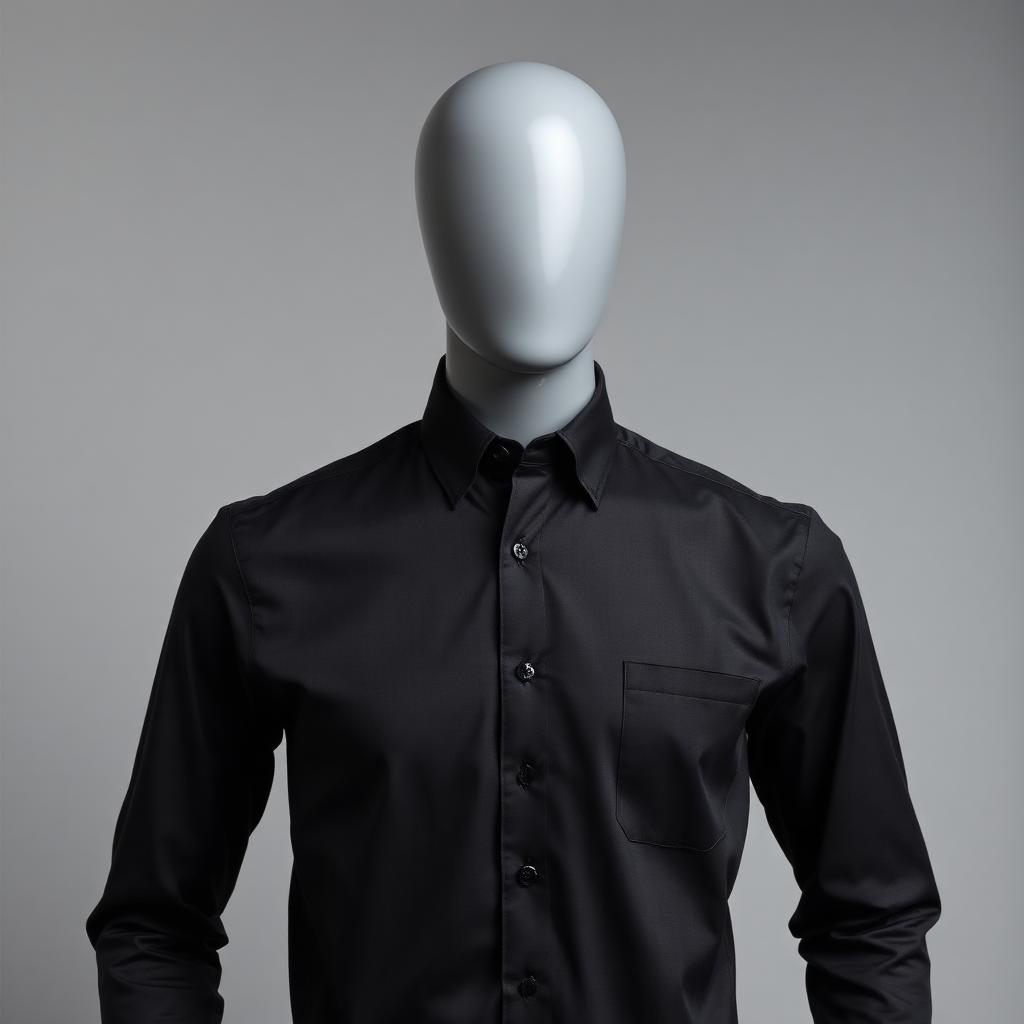 Men Black Formal Shirt
