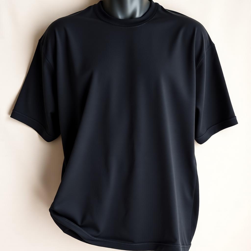 Men Black Oversized T-Shirt