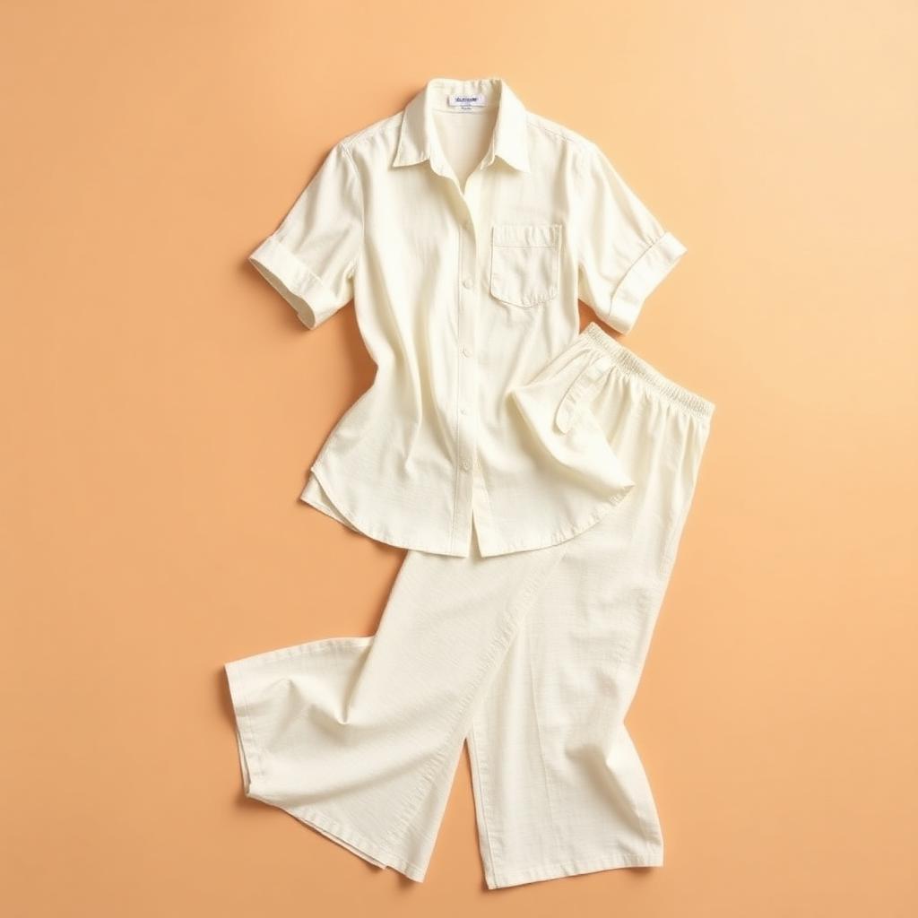 Women Cream Co-Ord Set